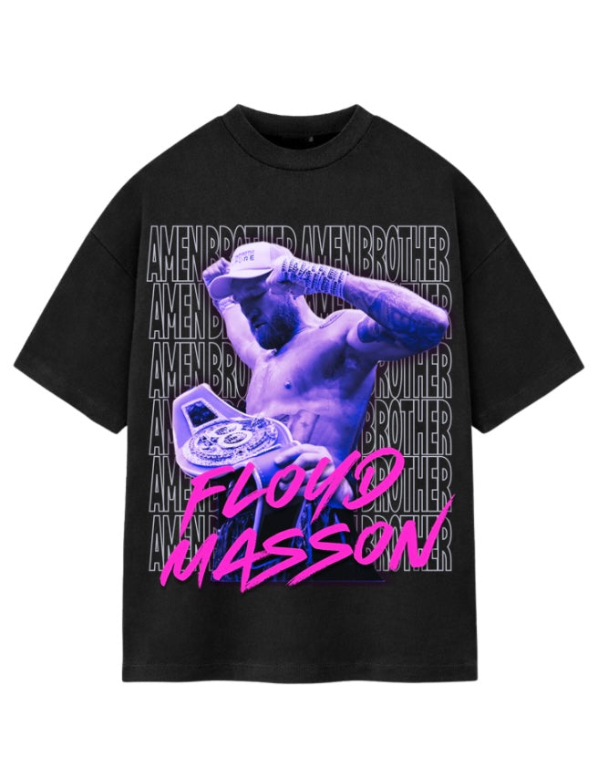 Floyd Masson ‘Amen Brother’ Supporter T-Shirt (Black)